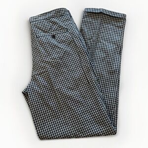 Vintage Generra Collection Pants Mens 30 x 34 Plaid Gingham Cotton Punk 90s